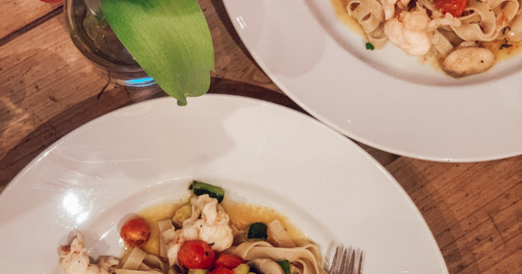 Butter-Poached Lobster Fettuccine